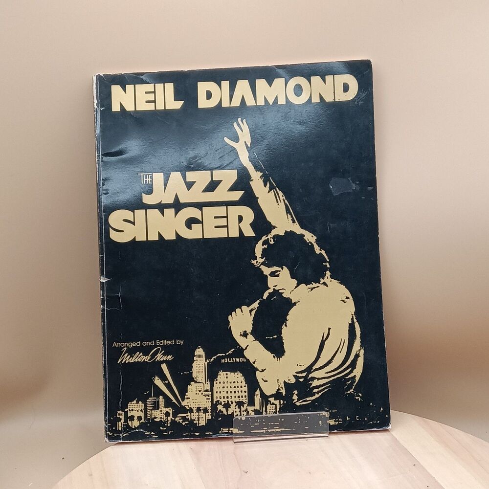 Neil Diamond The Jazz Singer Music songbook Milton Okun 1981 Cherry Lane Music